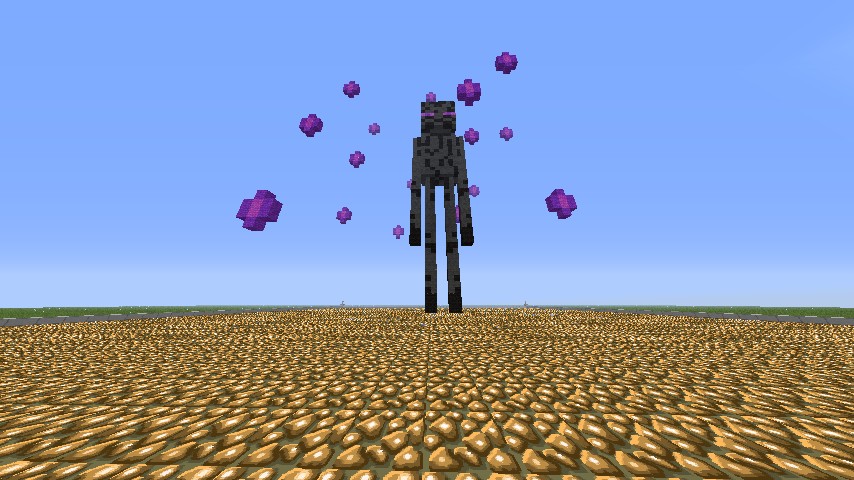 Huge EnderMan Minecraft Project