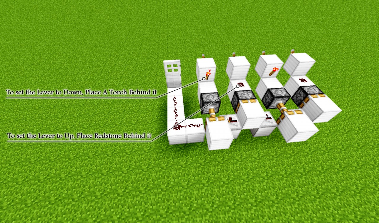 [1.2.5] Simple Combination Lock Minecraft Project