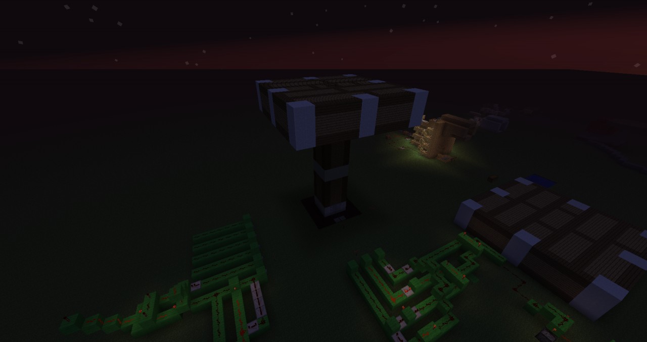 My Redstone map and Piston Pixel art. Minecraft Project