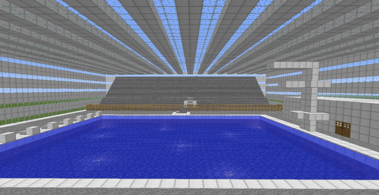 Huge Olympic Pool Minecraft Project
