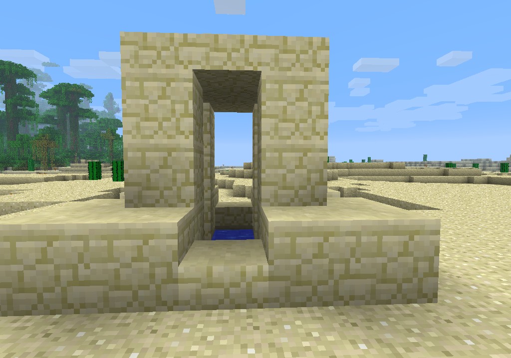 I found a Mysterious Well in a desert Minecraft Blog