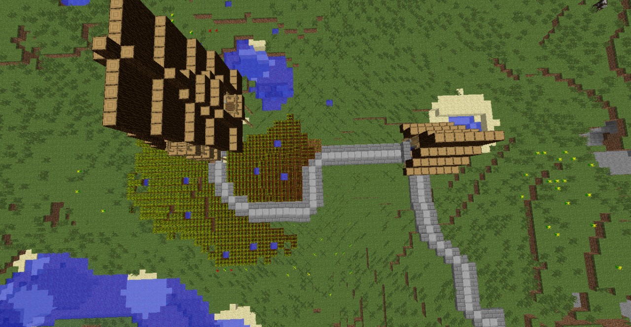 The Grasslands, Home. Minecraft Project