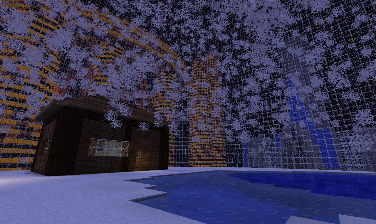 Beautiful Snow Globe Minecraft Project