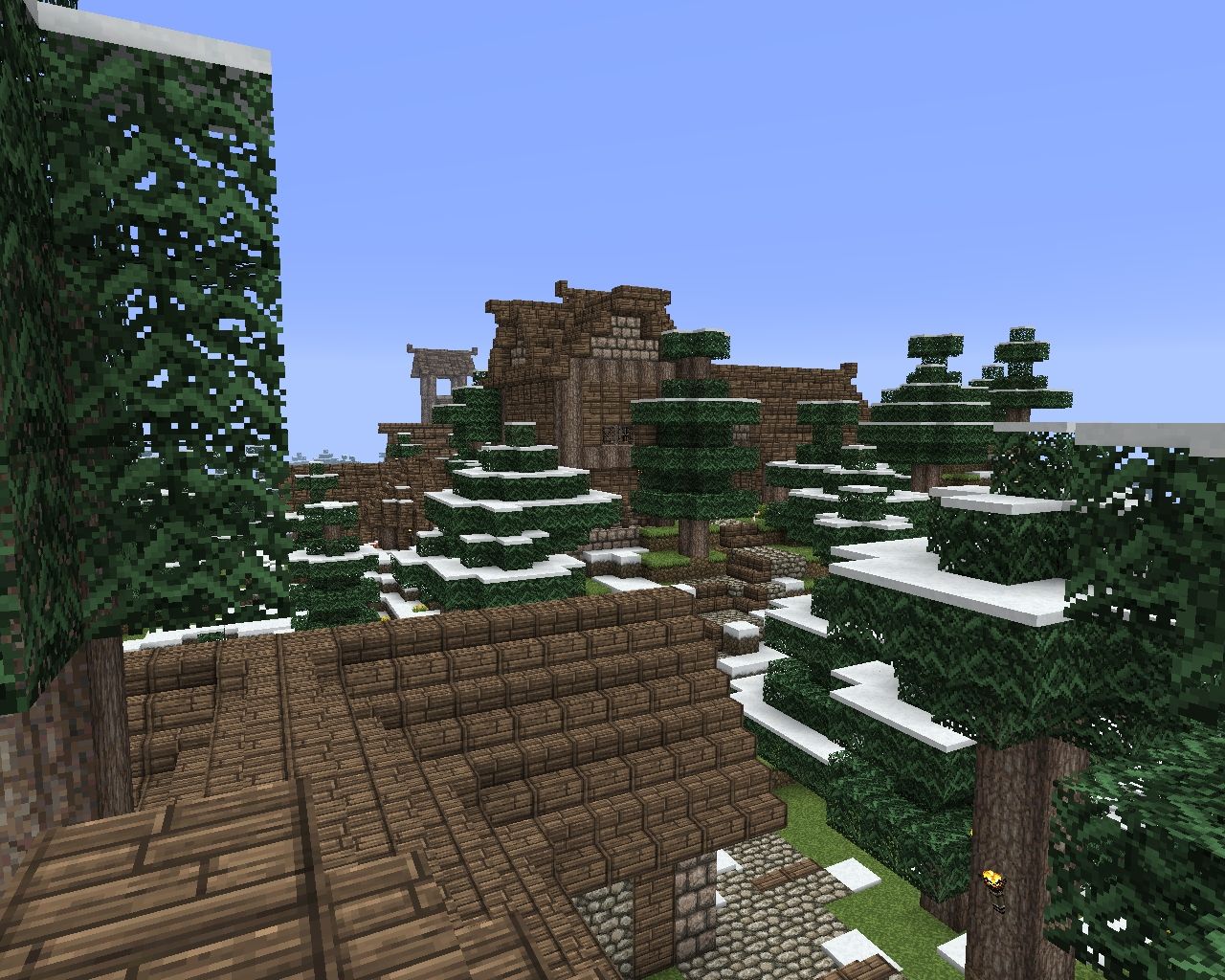 Snowy Village Minecraft Project