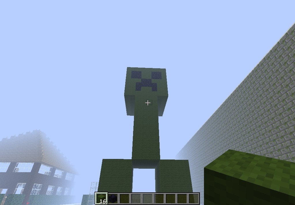creeper statue Minecraft Project