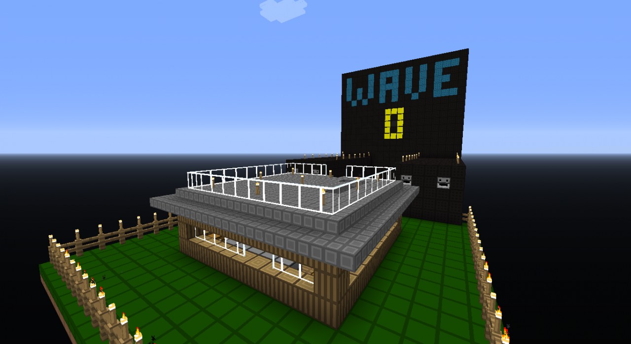 Defend The House Minigame Difficult and Fun Creeper Defense Game