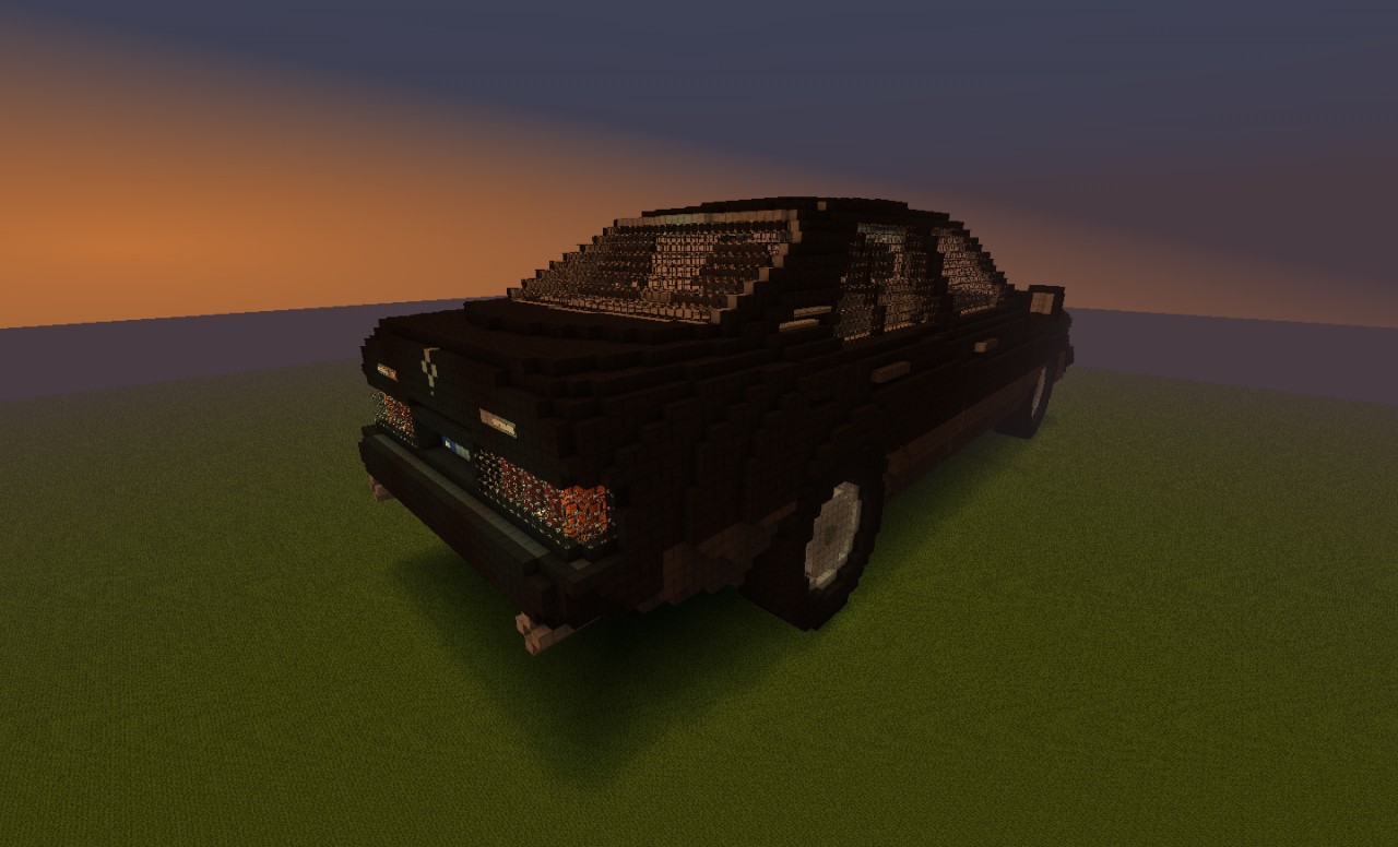 Mercedes Benz 190E Minecraft Project