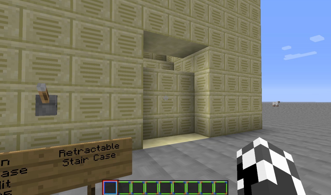 Retractable staircase Minecraft Project