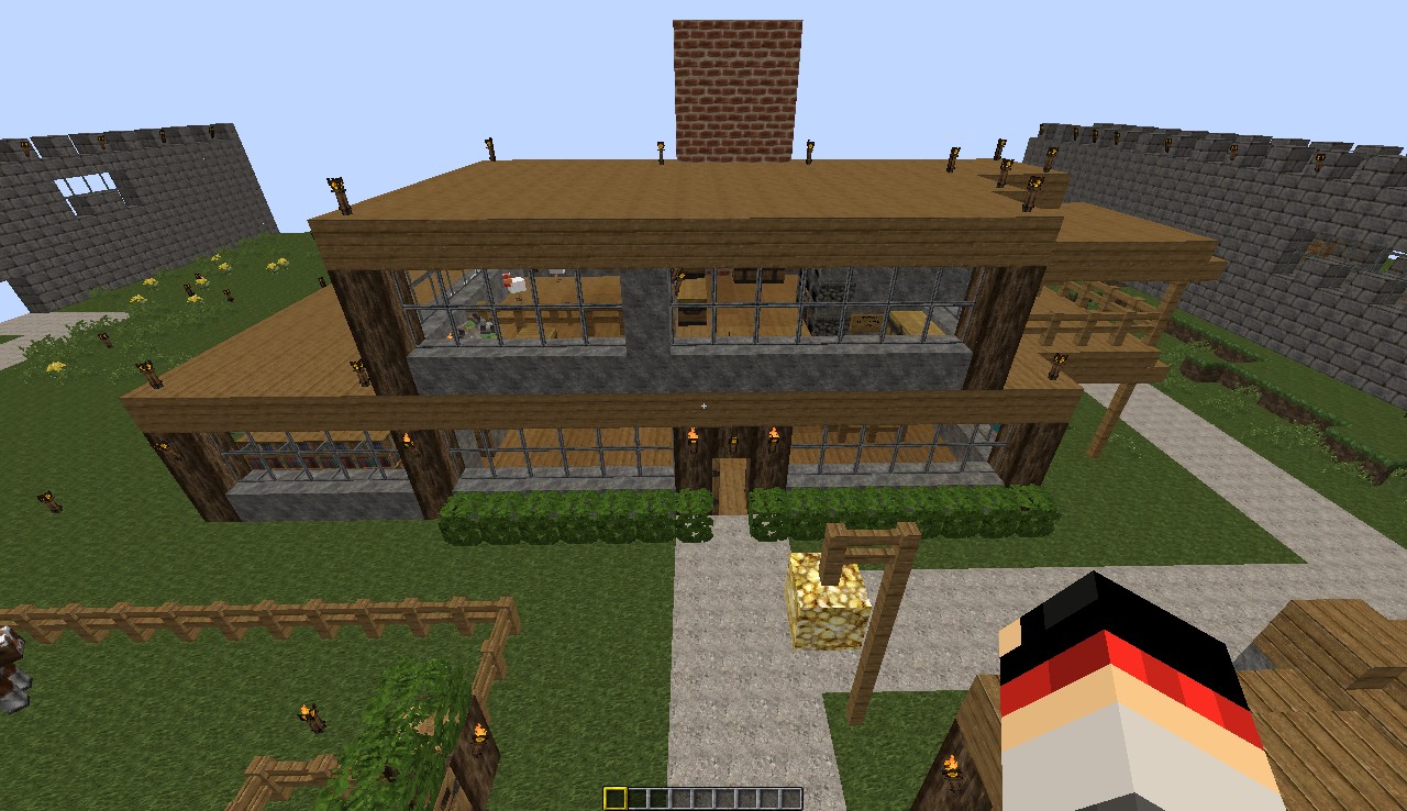 Walled Village Minecraft Project