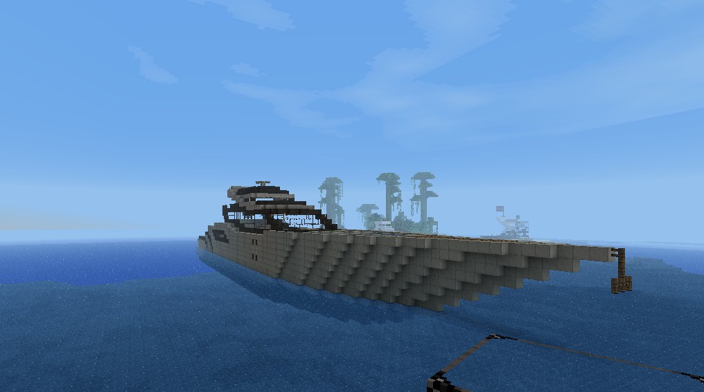 Massive Luxury Yacht Minecraft Project