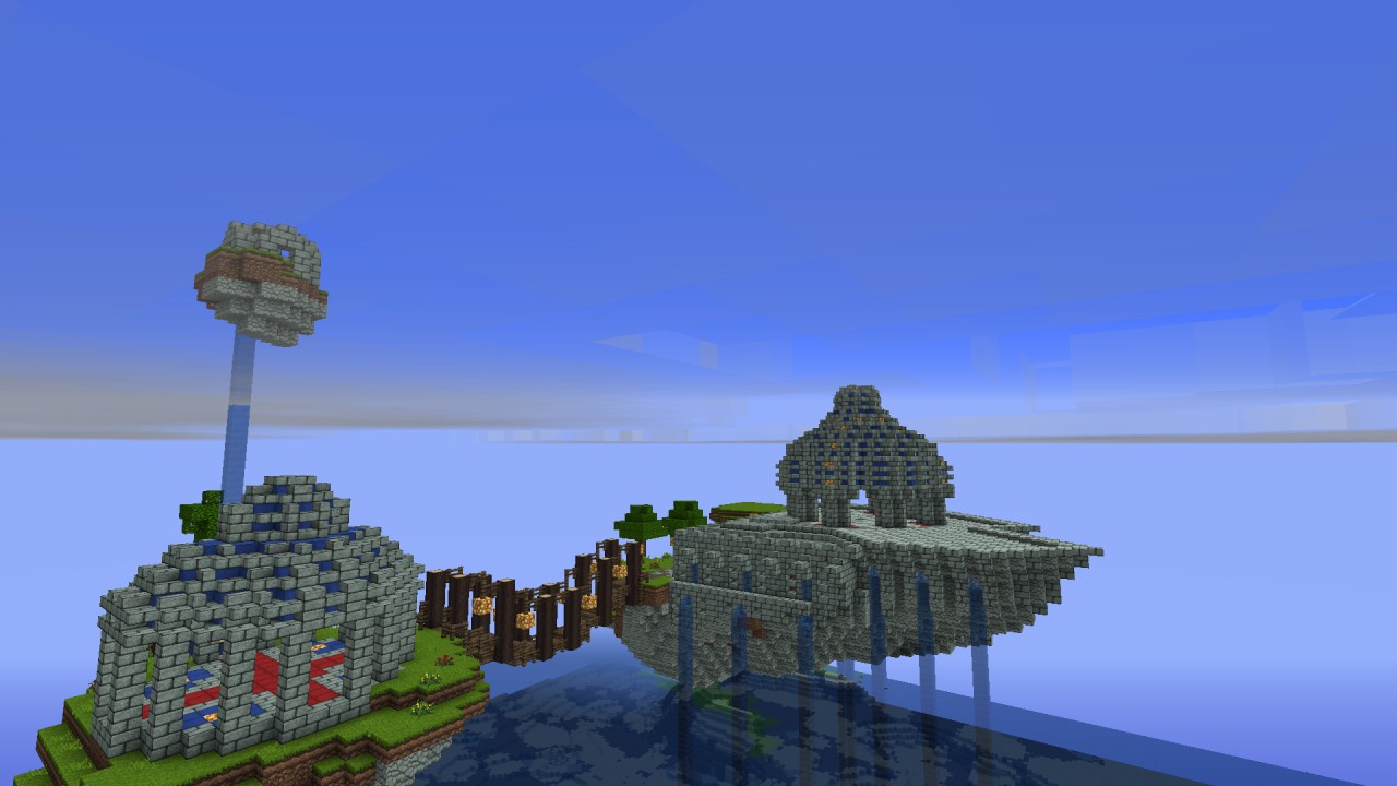 Minecraft Timelapse ~ Flying Island Minecraft Project