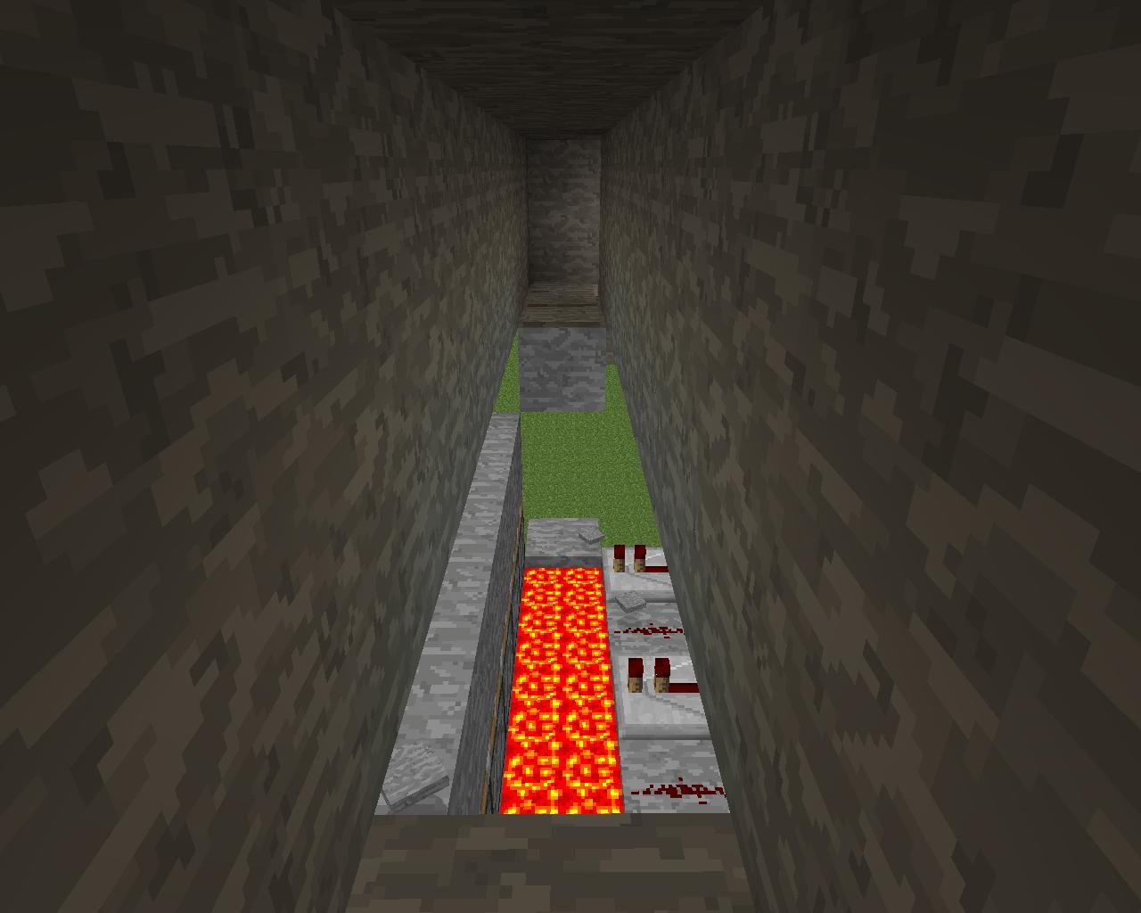 Redstone trap Deadly corridor Minecraft Project