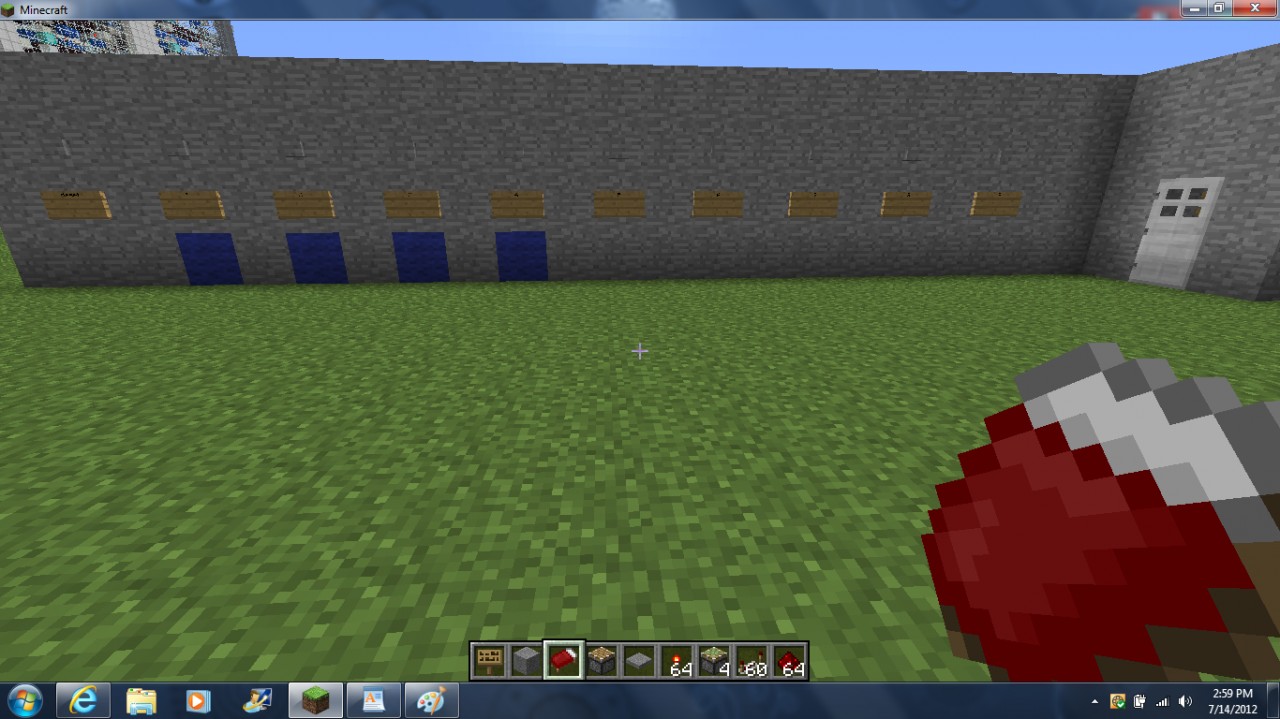 Simple Combination Lock. Minecraft Project
