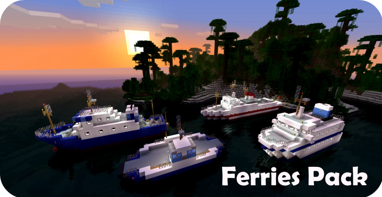 minecraft ferry boat ferries pack 4 sailable ships minecraft project minecraft ferry boat ferries pack 4 sailable ships minecraft project