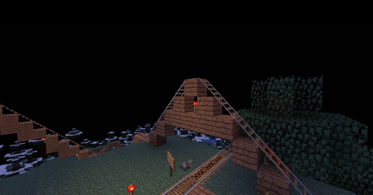 Minecart ride Minecraft Project