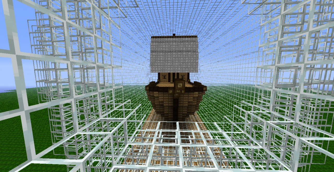 Ship in a Bottle Minecraft Project