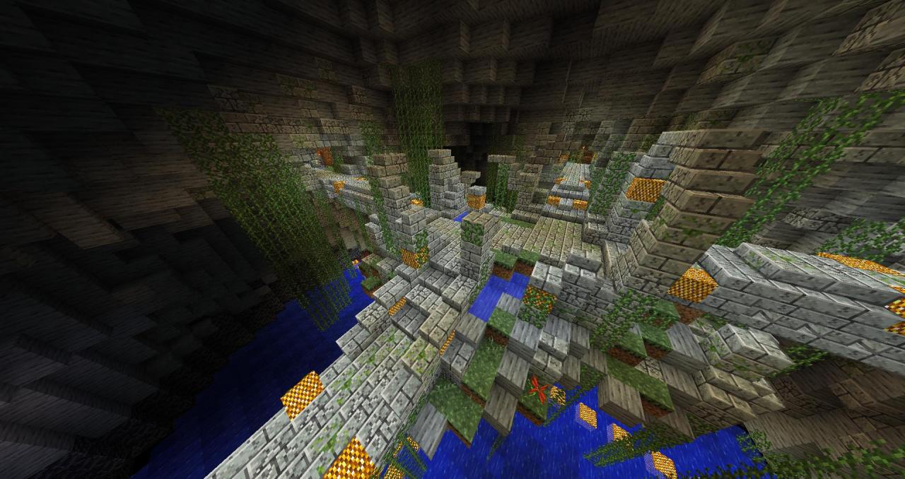 Underground world spawn Minecraft Project