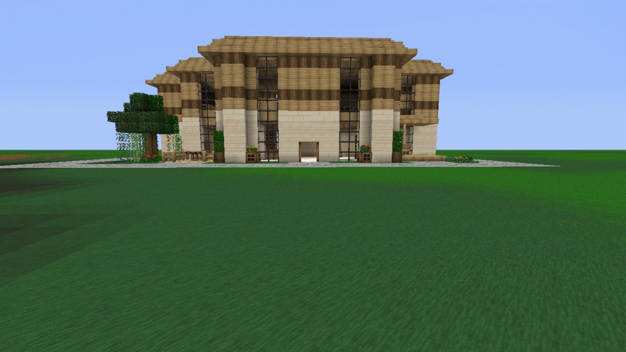 Modern villa minecraft project