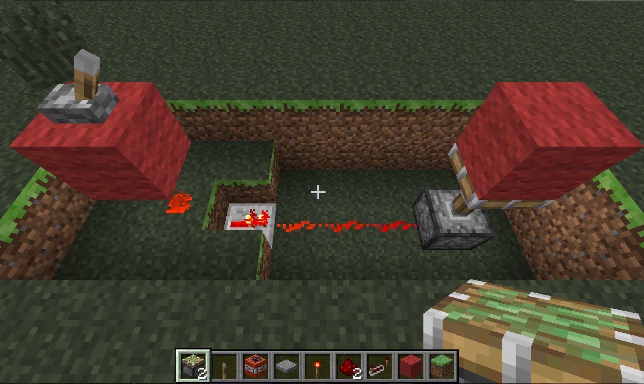 Redstone tutorials Simple one use lever Minecraft Project