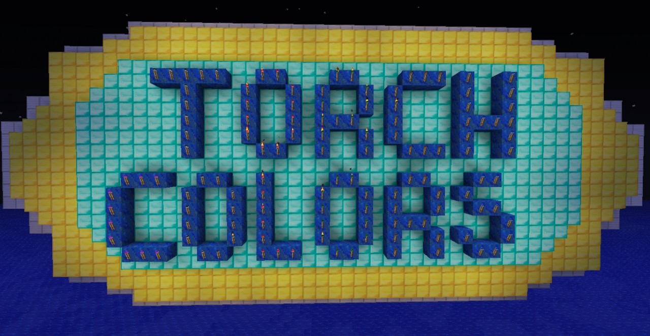 Torch Colors! & Glowstone Colors! Minecraft Mod