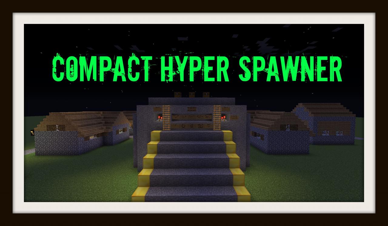Compact Villager Spawner [Now With Zombies] Minecraft Project