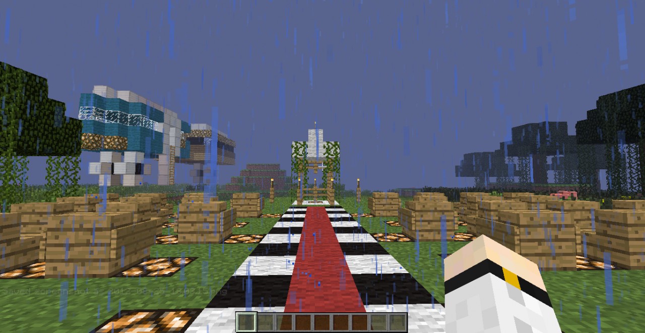 Minecraft wedding build Idea