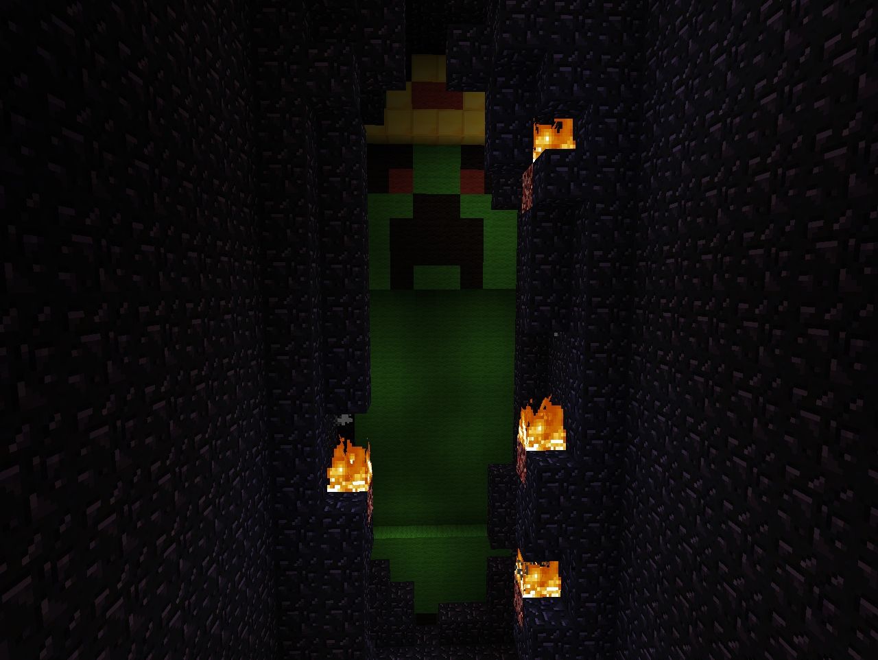 creeper king boss fight Minecraft Project