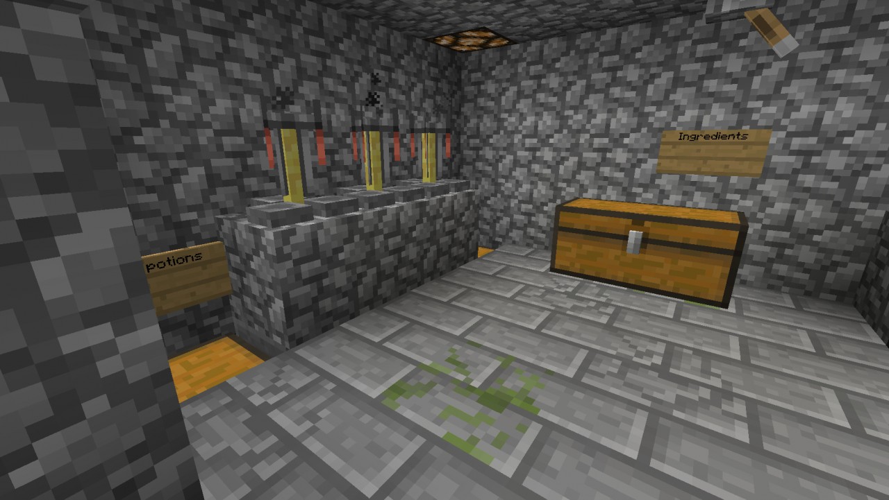 Potions house design Minecraft Project