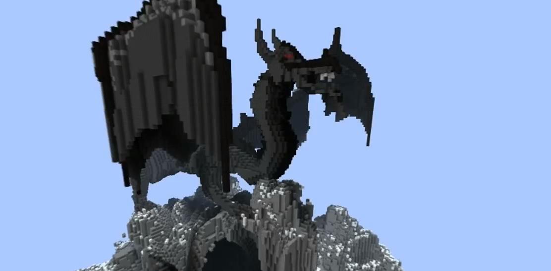 Dragon Statue Minecraft Project