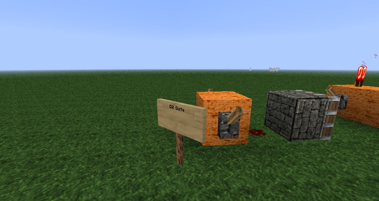 MineCraft Logic Gates Minecraft Redstoning. Minecraft Project