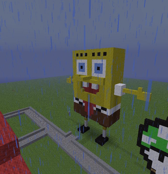 Spongebob Statue Minecraft Project