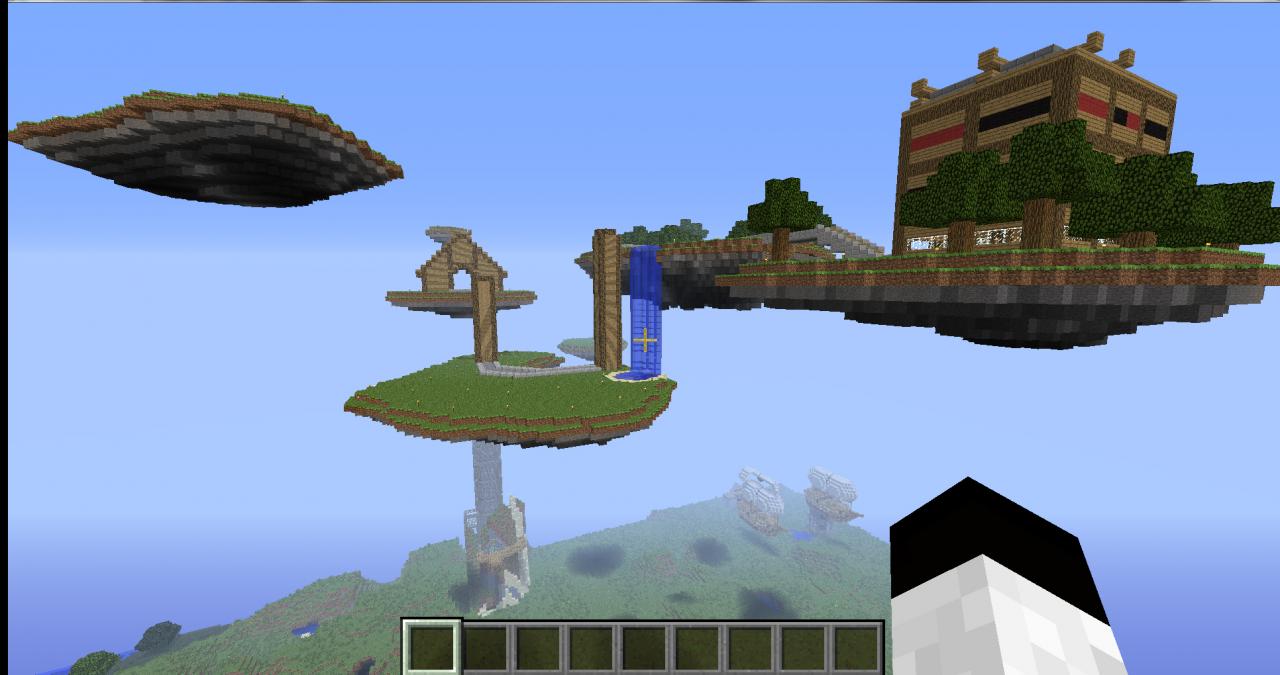 floating islands Minecraft Project