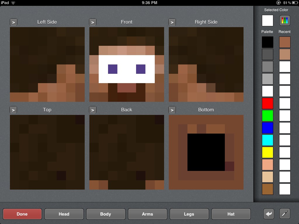 How to make a skin with moving eyes Minecraft Blog