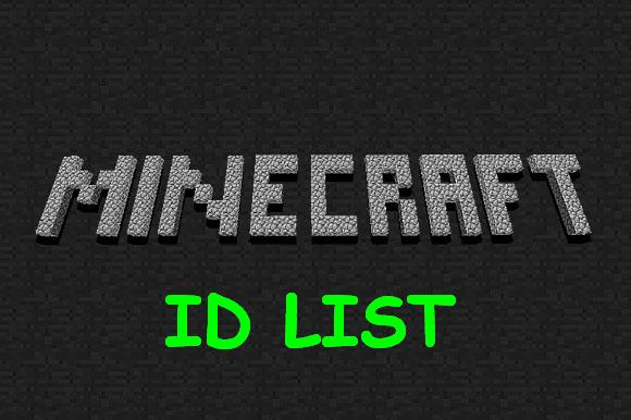 Minecraft ID List Printable 1 4 COMPLETE Minecraft Blog