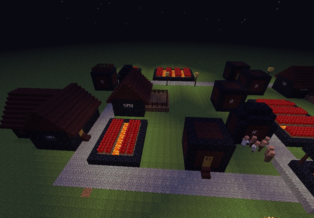 Nether Village Minecraft Project