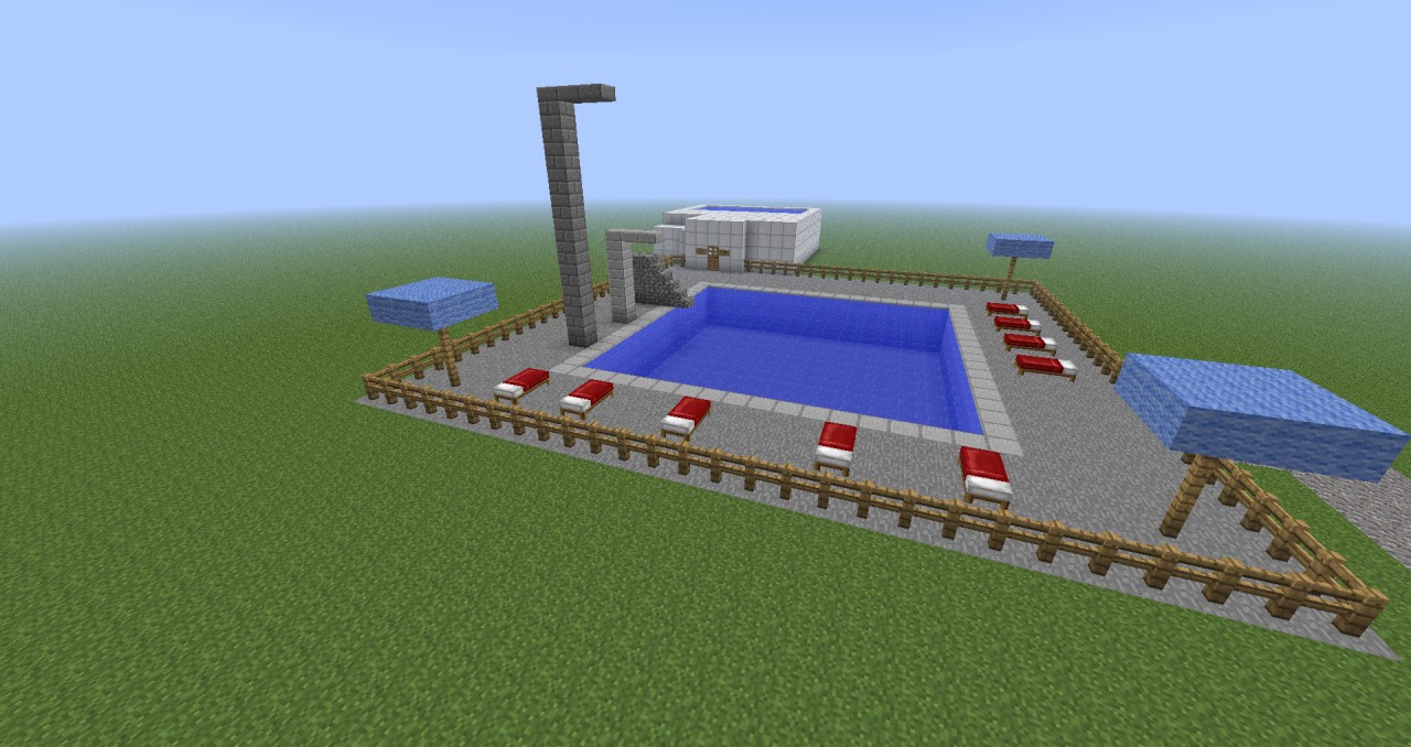 The Swimming Pool. Minecraft Project