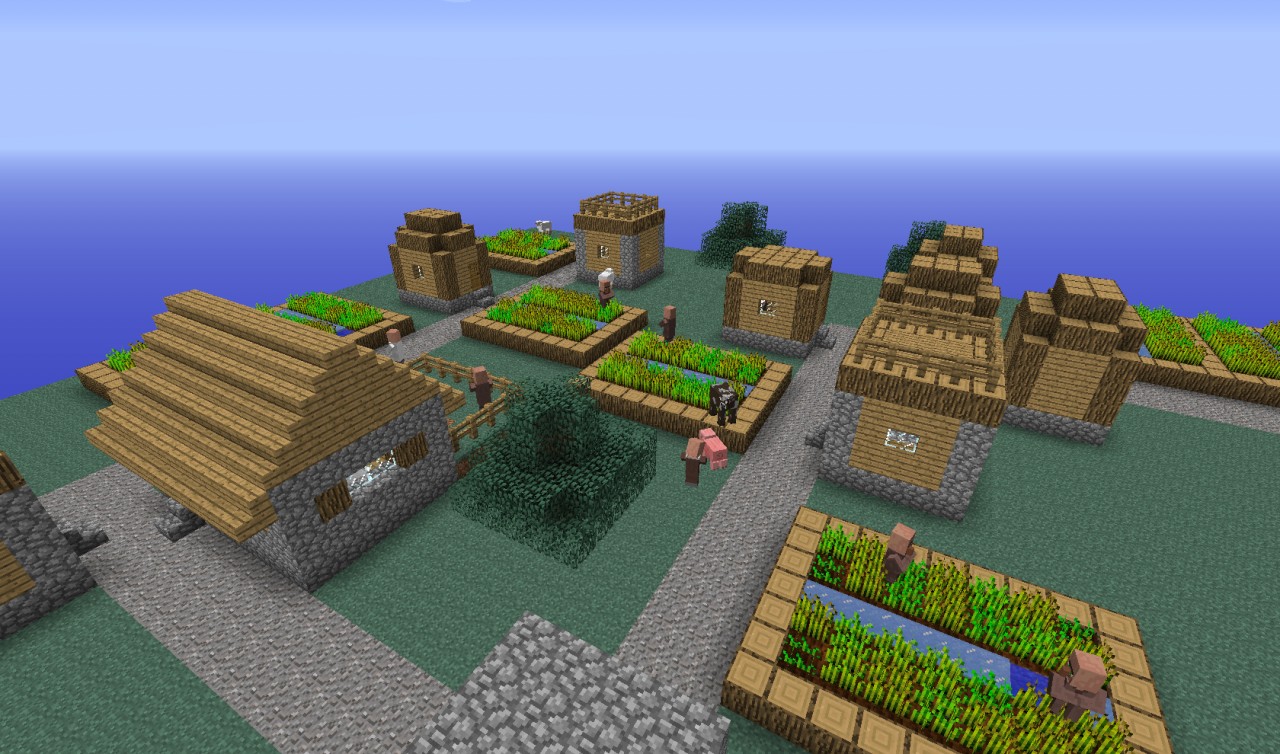 Sky Village Minecraft Project