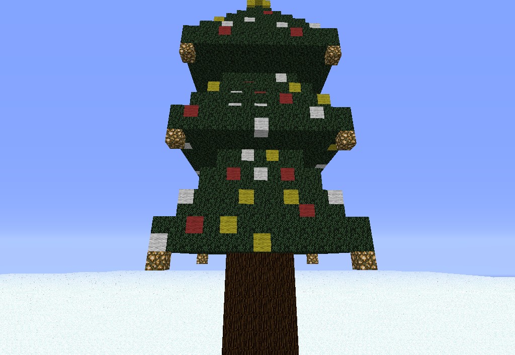 Giant Christmas Tree (READ DESCRIPTION) Minecraft Project