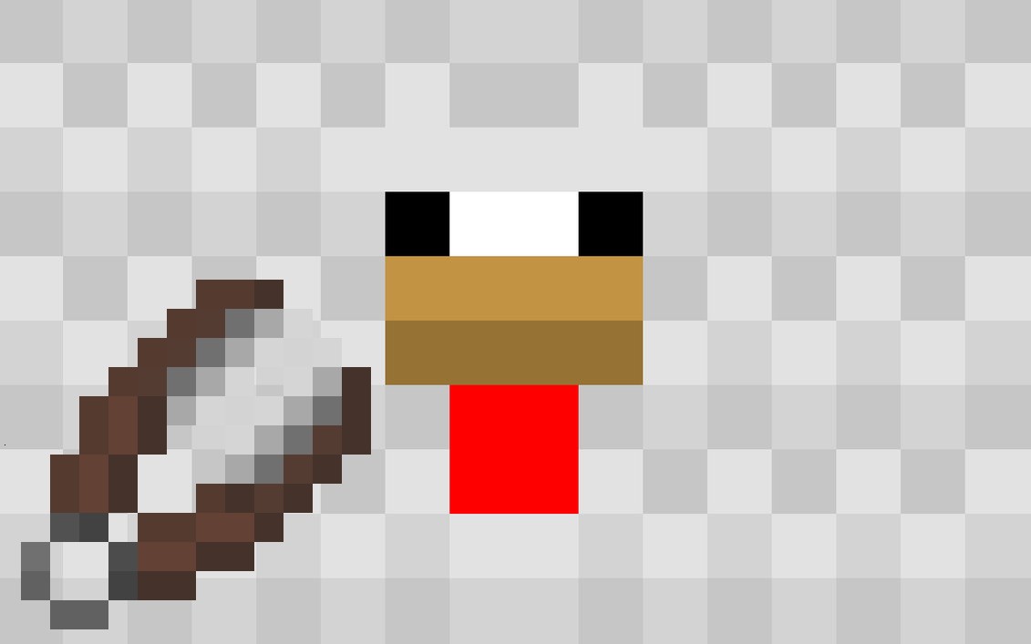 Chicken feathers obtainable with shears. Minecraft Blog