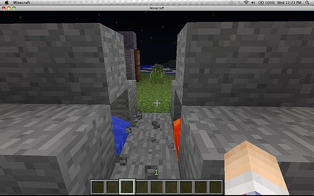 stone farm and mob harvester Minecraft Project