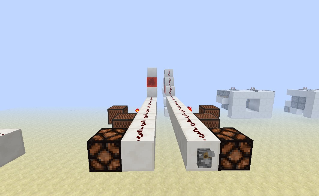 One wide instant Wire/Repeater [Tutorial] Minecraft Project