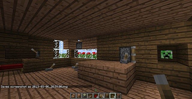 Minecraft pe piston house