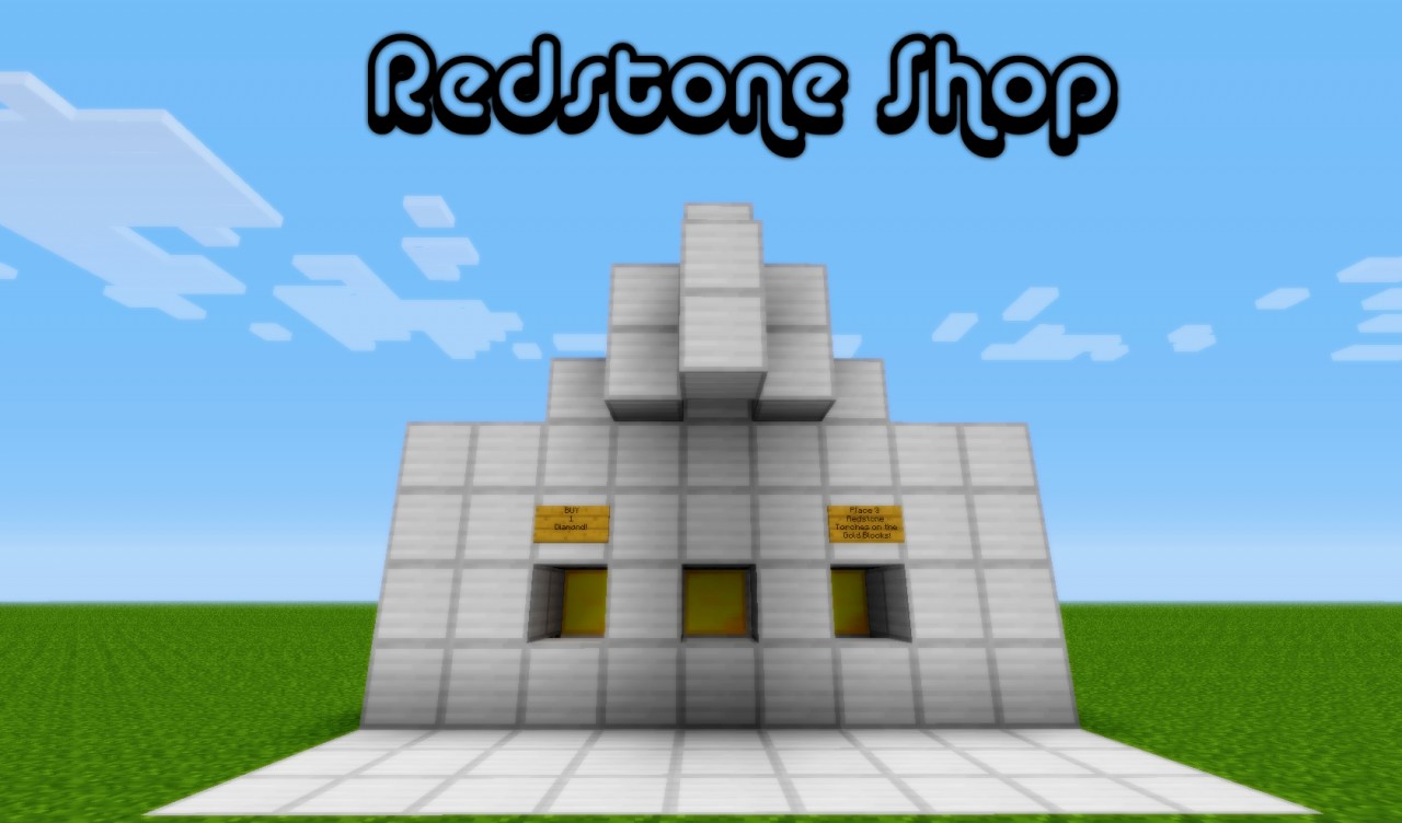 Simple Redstone Shop Minecraft Project