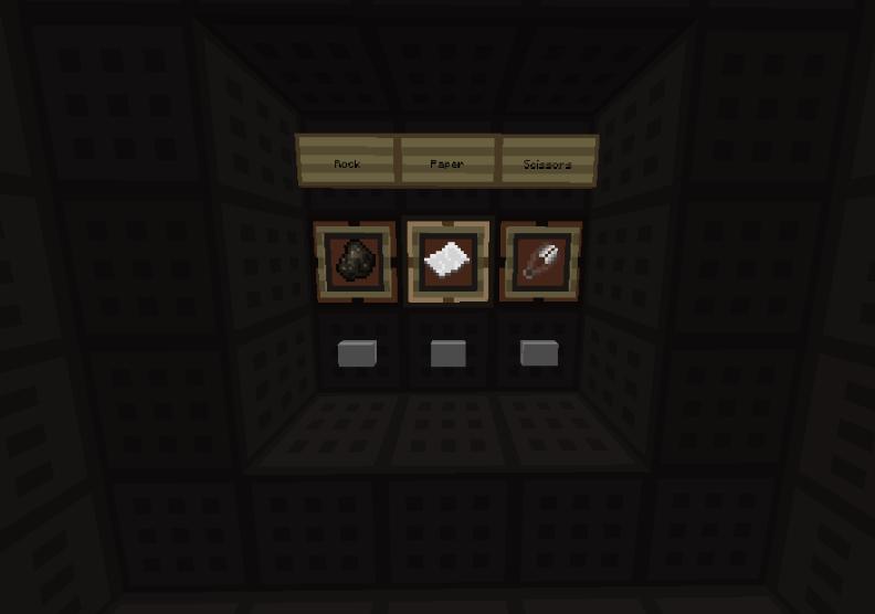 Minecraft [1.6.2] Rock, Paper, Scissors Minecraft Project