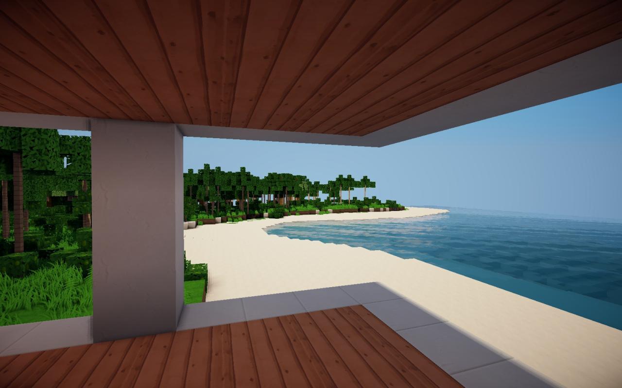 Oceanside Vacation House Minecraft Project