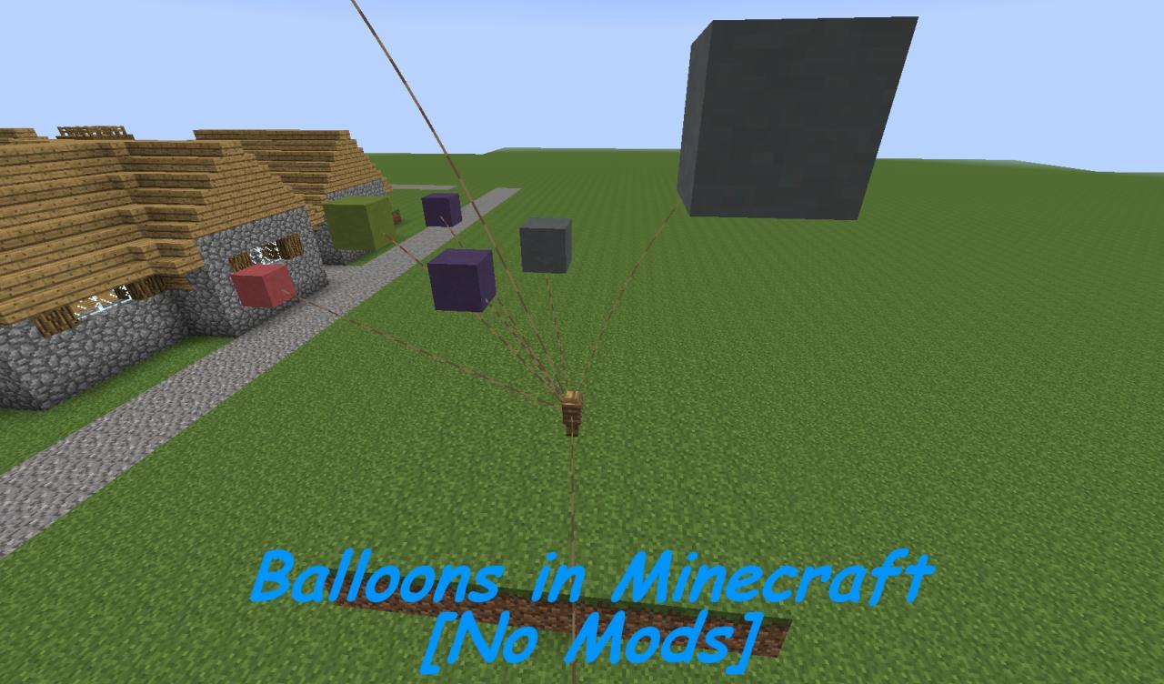 Balloons in Minecraft [No Mods] Minecraft Blog