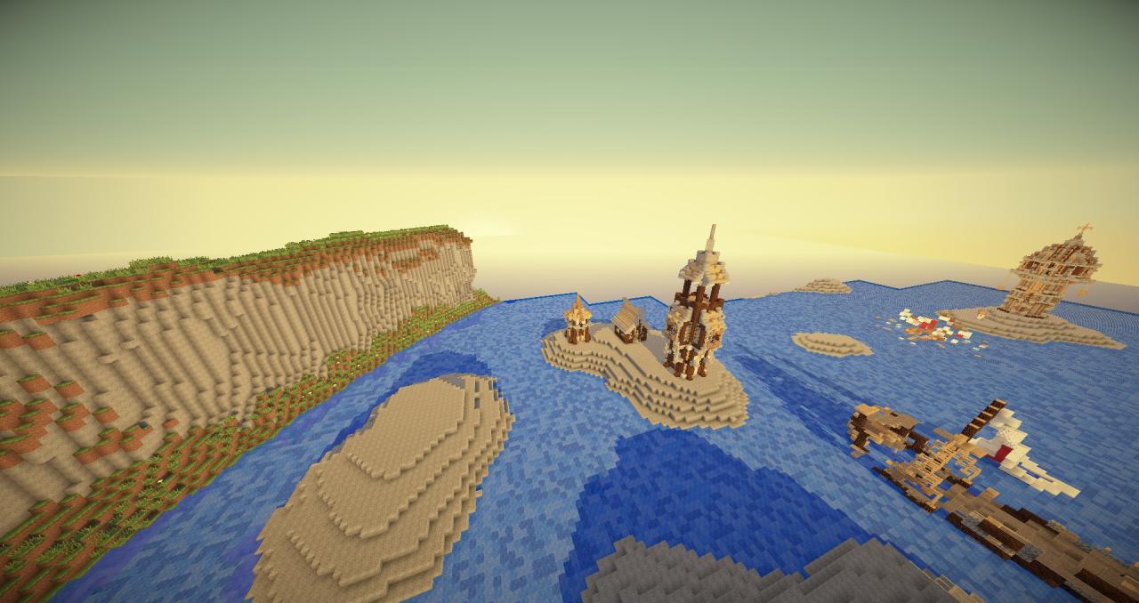 {Shipwreck Cove} Seach & Destroy map Minecraft Project