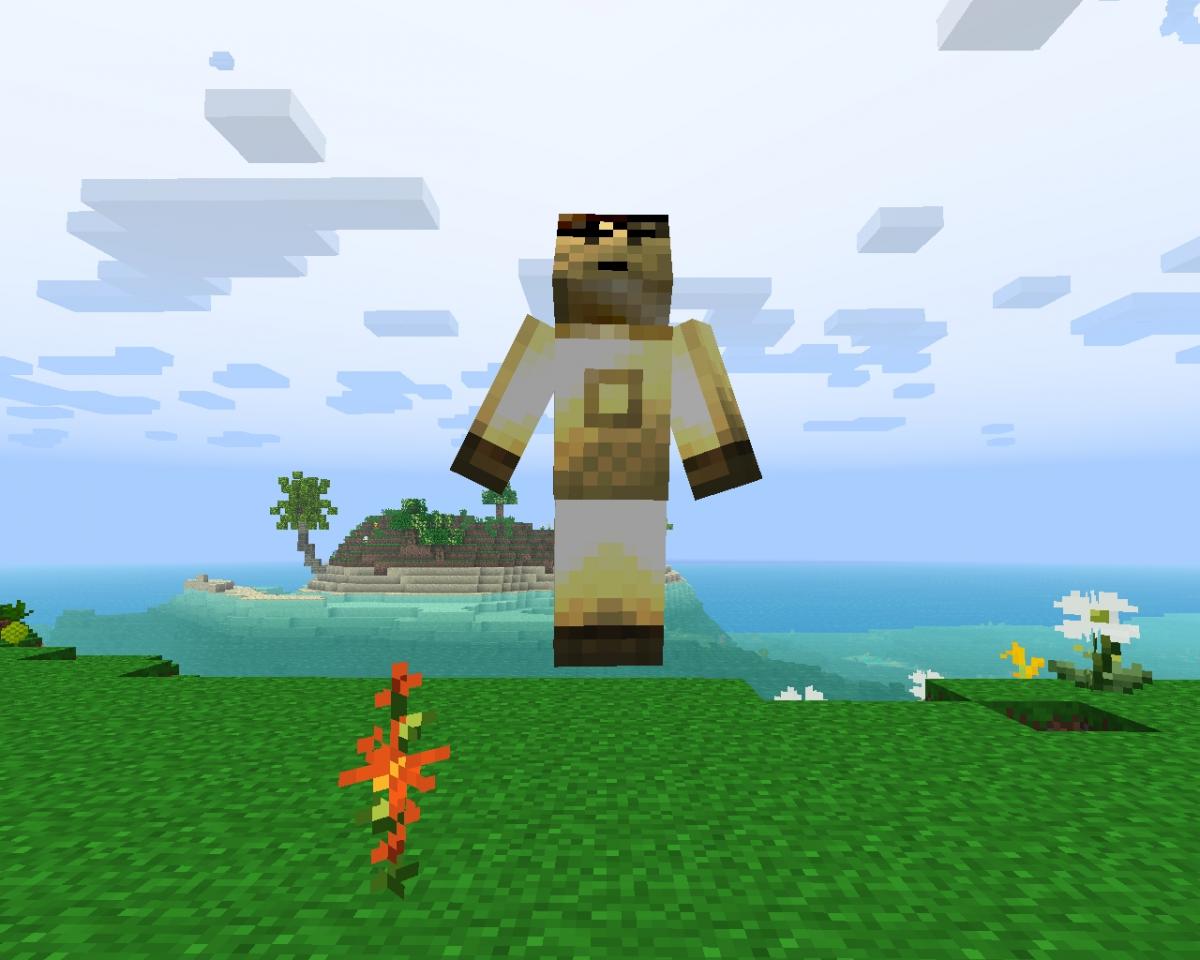 Minecraft Statues of famous YouTubers and us. Minecraft Blog
