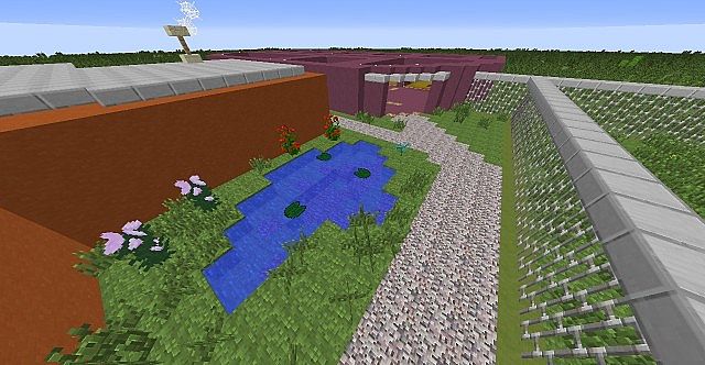 Animal shelter with cats, dogs and other animals Minecraft Project