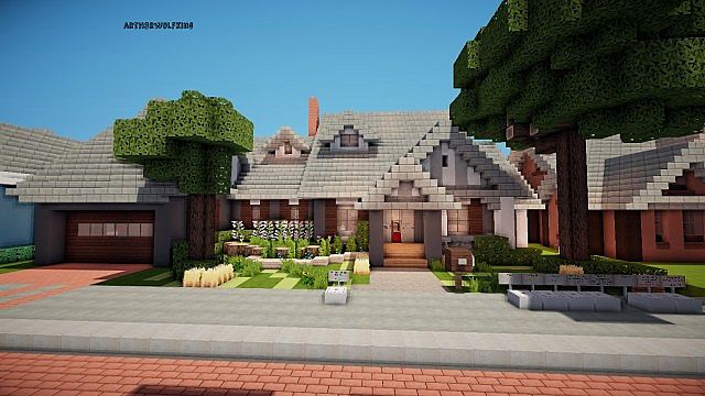 Craftsman Bungalow House ~~20 subs thanks :D Showcased!!! Minecraft Project